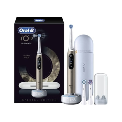 Escova de Dentes Elétrica ORAL-B iO 10 Eclipse Gold (Dourado)
