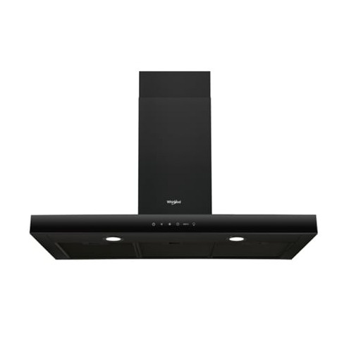 Exaustor WHIRLPOOL WHBS92FLTK (720 m³/h - 90 cm - Preto)