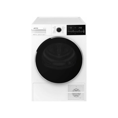 Máquina de Secar Roupa SMEG DNP83SLIN (8 kg - Bomba de Calor - Branco)