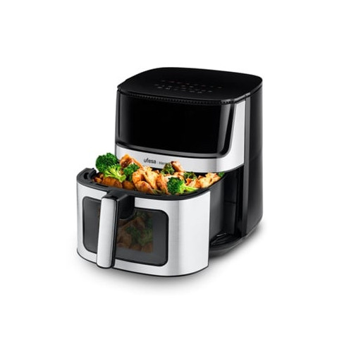 Fritadeira sem Óleo UFESA Heron Max com Vapor (8 L - Preto)