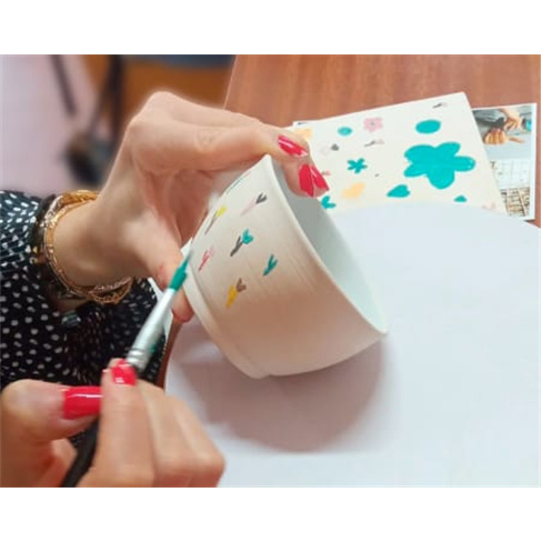 Workshop de Pintura em Azulejo na Ceramicar-te em Coimbra.