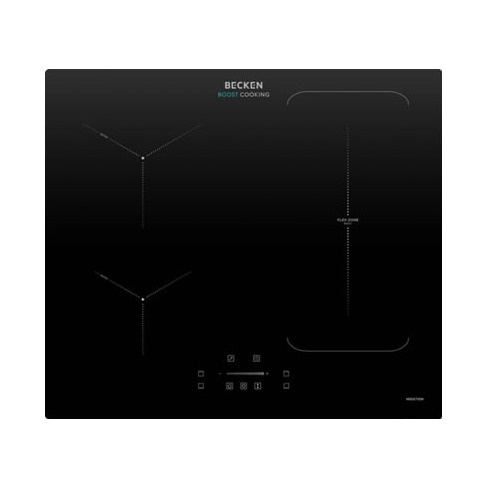 Placa de Indução BECKEN FLEX BIH7577 (Elétrica - 60 cm - Preto)
