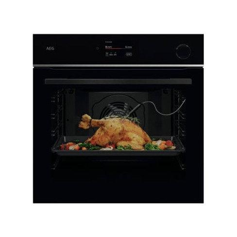 Forno AEG TR7PB73FSB SteamCrisp® (72 L - 59.5 cm - Pirolítico - Preto)