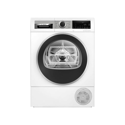 Máquina de Secar Roupa BOSCH WQG245D1ES (9 kg - Bomba de Calor - Branco)