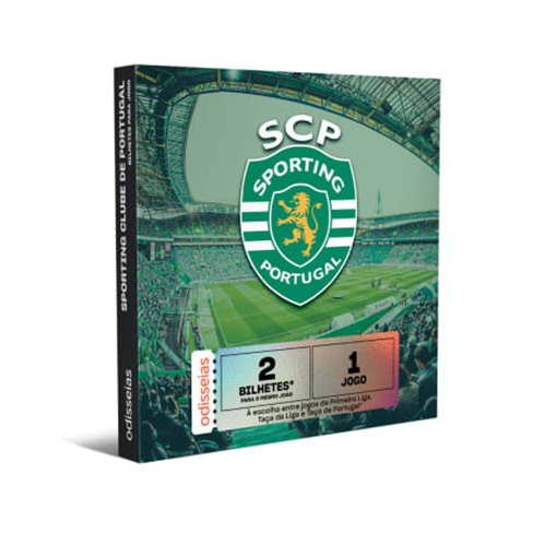 SCP - 2 Bilhetes para Jogo do Sporting no Estádio de Alvalade
