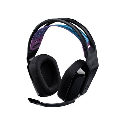 Auscultadores LOGITECH G535 Lightspeed (Over Ear - Microfone - Preto)