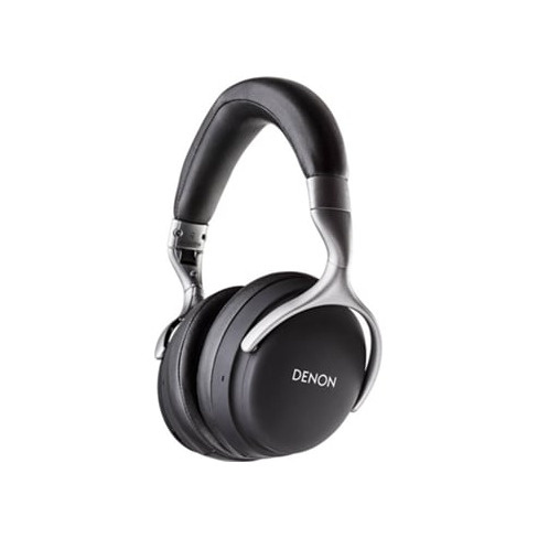Auscultadores Bluetooth DENON Ah-Gc25W (Over Ear - Microfone - Preto)