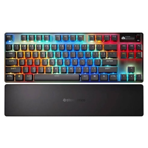 Teclado STEELSERIES Apex Pro TKL Gen 3 (Wireless - Mec&acirc;nico - Ingl&ecirc;s - RGB - P