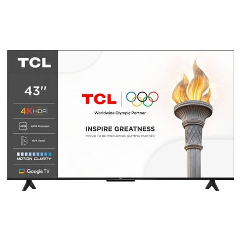 TV TCL 43P61K (LED - 43'' - 109 cm - 4K Ultra HD - Smart TV)