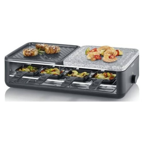 Grelhador Raclette SEVERIN RG2366 (1300W - Preto)
