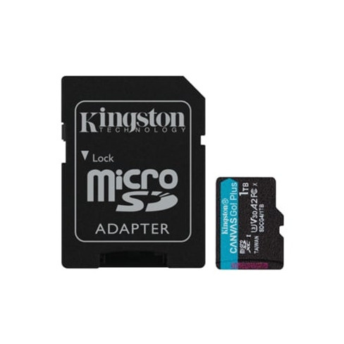 Cart&atilde;o de mem&oacute;ria Micro SD Kingston SDCG4/1TB com adaptador (1 TB)