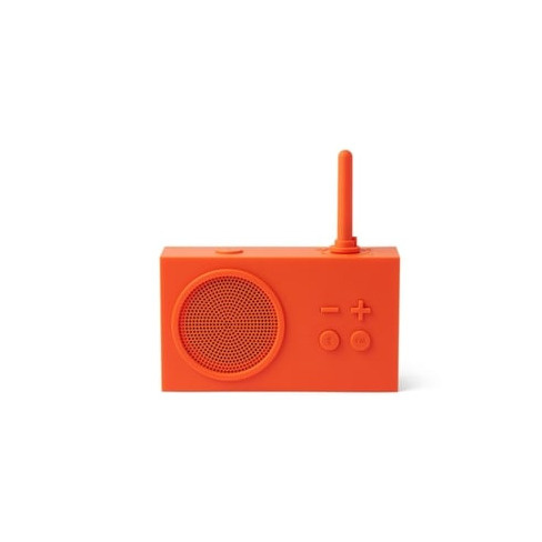 R&aacute;dio FM Bluetooth LEXON TYKHO 3 (Autonomia: At&eacute; 20 horas - USB-C - Laranja)