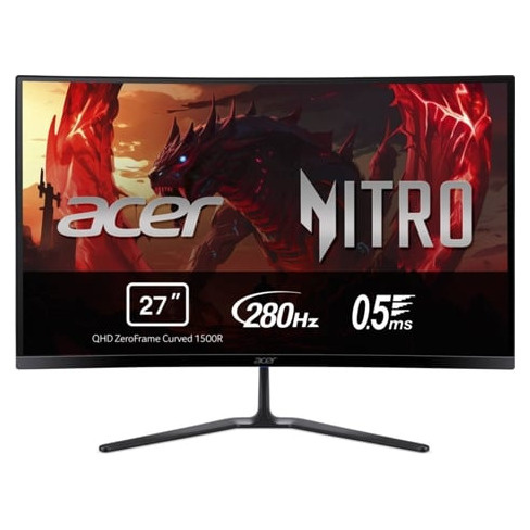 Monitor Gaming ACER Nitro ED270ZBMIIPX (27'' - Full HD - 1 ms - 280 Hz)