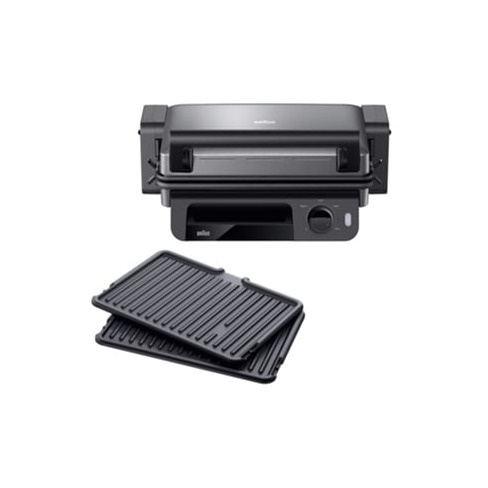 Grelhador de Placas BRAUN MultiGrill 5 CG5010IGY (2000 W - Preto)