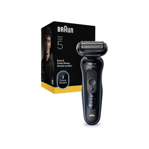 M&aacute;quina de Barbear BRAUN Series 5 52-B1000S (Autonomia 60 min - Recarreg&aacute;vel)