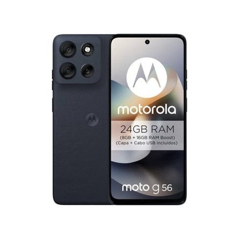 Smartphone MOTOROLA G56 5G (6.7'' - 8 GB - 512 GB - Preto)