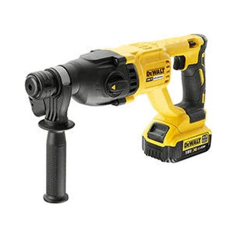 Martelo Eletropneum&aacute;tico Sem Escovas DeWalt XR 18V 4Ah SDS-Plus 2J 3 Modos