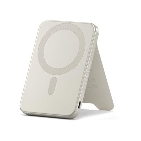 Powerbank SATECHI (5000 mAh - 20W - USB-C - MagSafe - Bege)