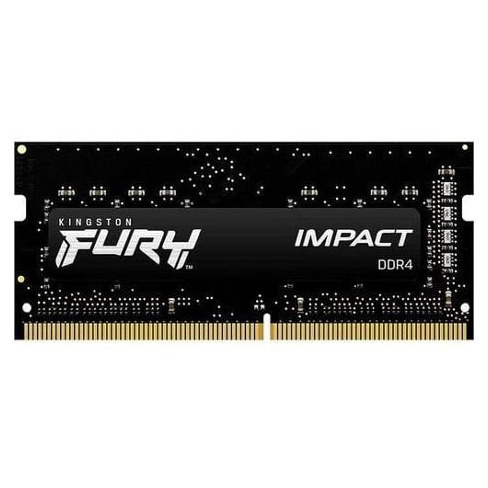 Mem&oacute;ria RAM DDR4 KINGSTON FURY Impact (1 x 8 GB - 3200 MHz - CL 20 - Preto)