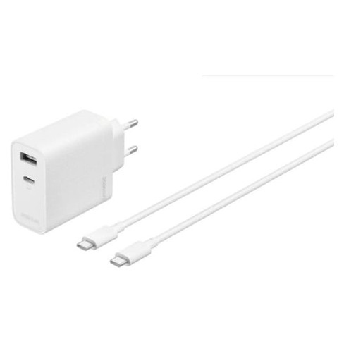 Adaptador Dual Port OPPO Supervooc 80W  + Cabo Usb-C