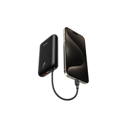 Powerbank SWISSTEN Voltbox 30000 mAh com Cabos Integrados USB-C e Lightning