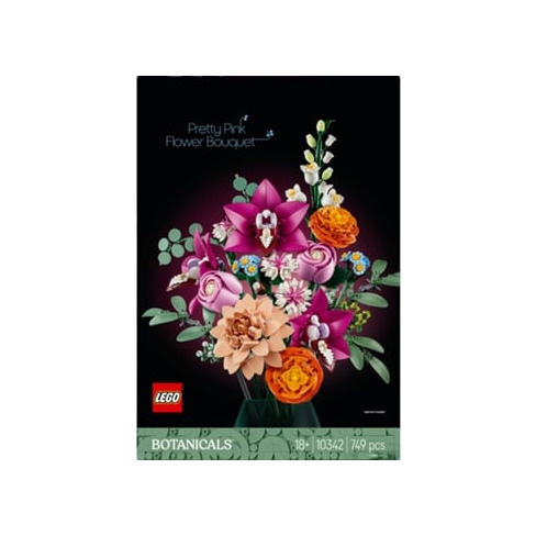 LEGO Botanical Collection: Buqu&ecirc; de Flores Cor-de-Rosa Elegante - 10342