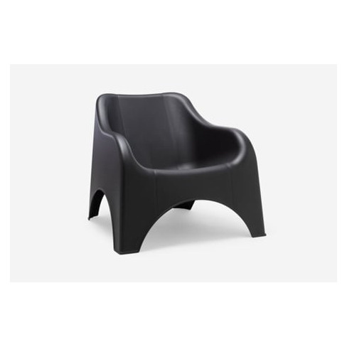 Cadeir&atilde;o de Jardim IPAE-PROGARDEN Nuvola Antracite (79x81x71cm)