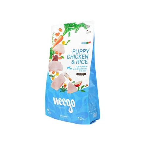 Ra&ccedil;&atilde;o Seca para C&atilde;o WEEGO J&uacute;nior Frango e Arroz (12 kg)