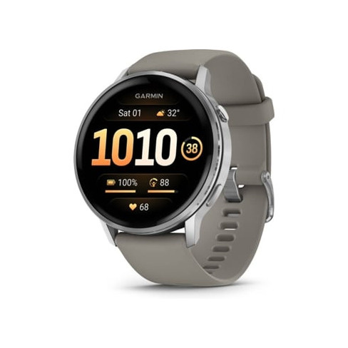 Smartwatch GARMIN Venu 4 (Prateado - 45 mm)