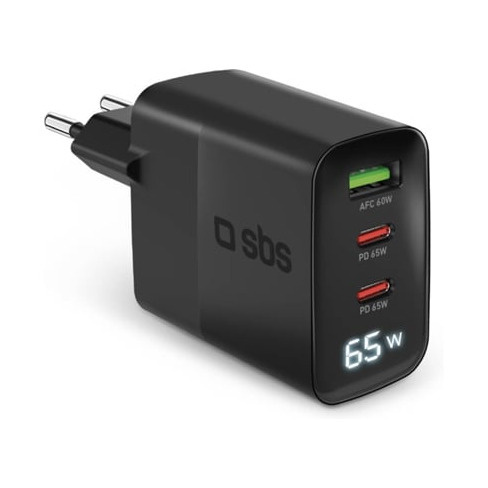 Carregador de Viagem SBS PD 45W 2x Usb-C