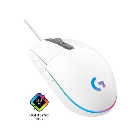 Rato Gaming LOGITECH G203 (8000 dpi - Branco)