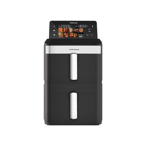 Fritadeira sem &Oacute;leo TAURUS Air Fry Duo Slim (13 L - Preto)