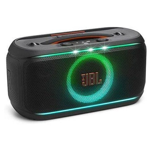 Coluna JBL PartyBox On-The-Go 2 + Microfone (Autonomia: At&eacute; 15 hrs - Preto)