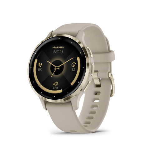 Smartwatch Bluetooth Venu 3S (Cinzento Dourado)
