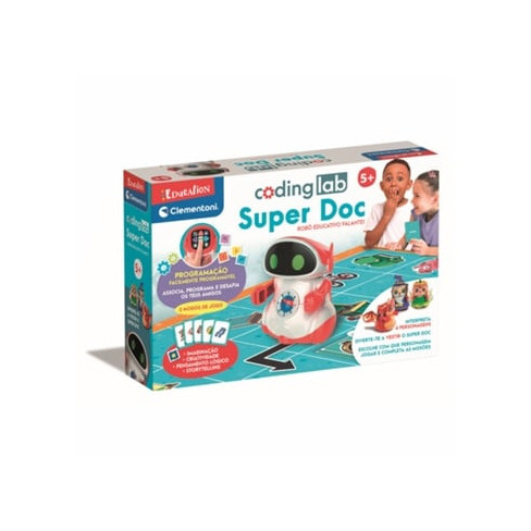 Rob&ocirc; Educativo Falante CLEMENTONI Super DOC (Idade M&iacute;nima: 5 anos)&nbsp;