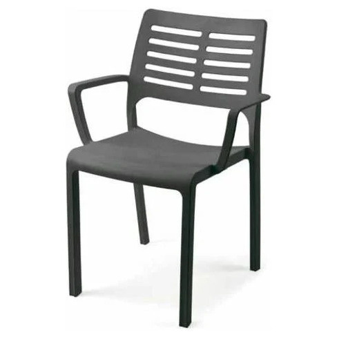 Cadeira Alisei Antracite IPAE PROGARDEN (73.5 x 60 x 101 cm)