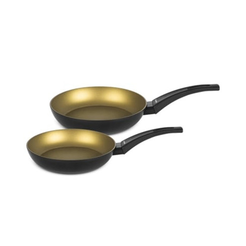 Conjunto 2 Frigideiras SILAMPOS OLIVA (Anti-aderentes - Aptas indu&ccedil;&atilde;o - D 24cm