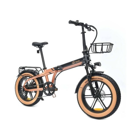 Bicicleta El&eacute;rica YOUIN Fat  Dallas (Autonomia: 60 Km - Bronze)