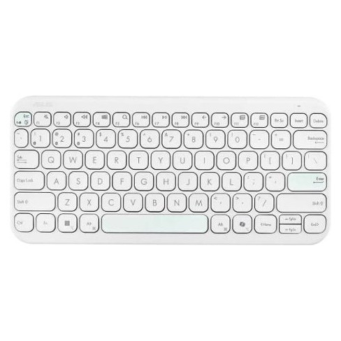 Teclado ASUS Marshmallow KW100 Copilot (Portugu&ecirc;s - Bluetooth  - Branco)