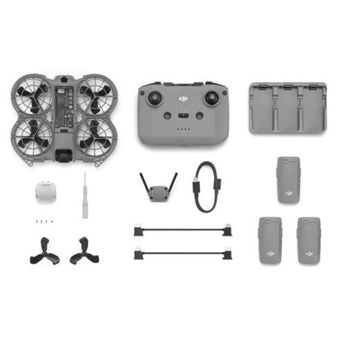 Drone DJI Neo 2 Fly More Combo (4K - Autonomia: At&eacute; 19 min - Cinzento)