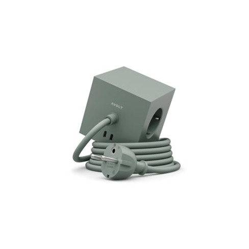 Carregador de Parede AVOLT Square 2x Usb - C (30W - 1.8 M - Verde )