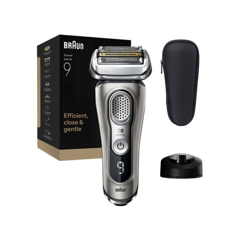 M&aacute;quina de Barbear BRAUN S9-9325 S Metal nobre/Preto (Recarreg&aacute;vel)